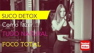 Suco detox simples e fácil