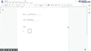 Fill in the Blank on Google Docs