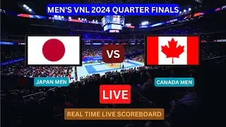 VNL LIVE | JAPAN vs CANADA Live Score Update Today Volleyball Match MEN'S VNL 2024 QUARTER FINALS