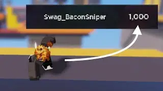 I got my 1,000th win in Roblox Bedwars only using bow...