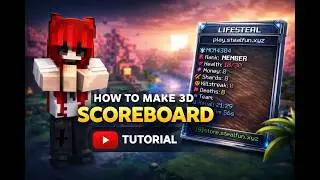 How to Create a 3D Scoreboard in Minecraft | Server Tutorial 