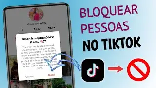 Como bloquear uma conta do Tiktok (nova atualização) || Bloqueio de conta do Tiktok