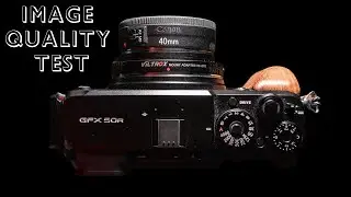 Canon 40mm f/2.8 TESTED on Fujifilm GFX 50R