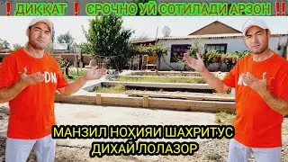 ❗️ДИҚҚАТ ❗️СРОЧНО УЙ СОТИЛАДИ АРЗОН НАРХЛАРДА УСПЕТ ҚИЛИНГ ЖИГАРЛАР ‼️