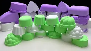 ASMR baking soda neon green & purple