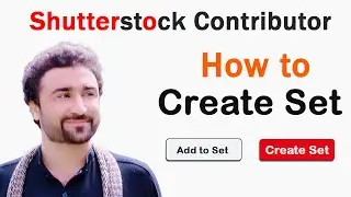How to Create Sets in Shutterstock Contributor in Mobile | how to make collection in shutterstock