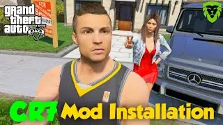 Cristiano Ronaldo mod in Gta5 | Easy mod installation method | Addon only | Gamebank