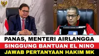 Menteri Airlangga Menjawab Pertanyaan Para Hakim MK, Singgung Bantuan EL NINO