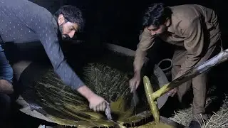 Complete Process of Jaggery Making//Organic Powder Making//By Naveed bhai
