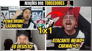 REACT VASCAÍNOS PERDEM O CONTROLE COM ELIMINAÇÃO – REACT FLUMINENSE 1x1 VASCO, REVOLTA NO CLÁSSICO!