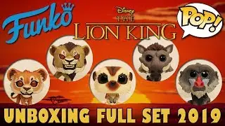 The Lion King Live Action unboxing full set Funko Pops 2019