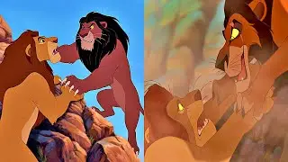 The AI Lion King (1994) Mufasa Death Scene / Long live the King Vs AI Version