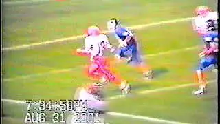 2001 Horicon Football High School Football Game