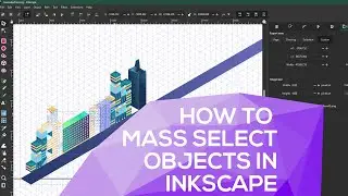 How to Mass Select a Large Amount of Objects in Inkscape 1.1 and Above