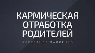 Кармическая отработка родителей. Александр Палиенко.