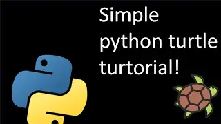 Easy python tutorial for beginners: Turtle Module 