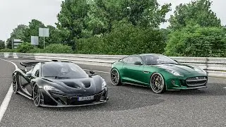 Forza 7 Drag race: McLaren P1 vs F&F Jaguar F-Type R (900hp)