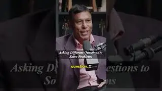 asking different questions to solve problems