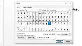 How to Type Ñ Symbol in MS Word