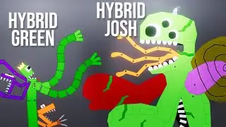 Hybrid Josh [Garten of Banban] vs Hybrid Green [Rainbow Friend] - People Playground 1.26.6