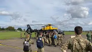 RAF CADETS MUSTER TYPHOON FLYBY !! 2021