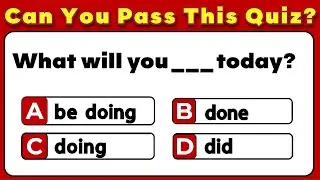 Mixed English Grammar Quiz  #challenge
