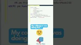 You will love this!😍 #sql #trick #dataengineering #datascience #fast #dataanalytics #sqlserver #data