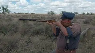 Testing a USA Made CVA Mountain Rifle .50cal Flintlock
