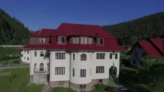 Відпочинок в Карпатах - Котеджі Джерело, м. Яремче із висоти пташиного польоту