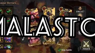 Idle Arena Evolution Legends. Malastor. Скилы на русском.