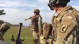 M252A1 81mm Mortar Live-Fire • U.S. Army Training - Military News