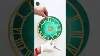 Short Tutorial Video of making casting clock in hindi #diy #resin #resincasting