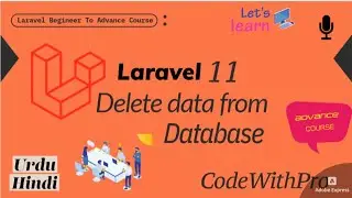 Delete in Student Crud |Delete Operation in Laravel | Laravel Begineer to Advance Course