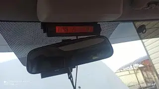 Outside air temperature sensor. Outside and cabin temperature, voltmeter.