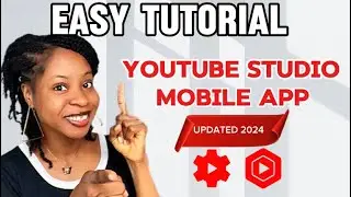 How To Use YouTube Studio Mobile App (Updated Tutorial 2024)