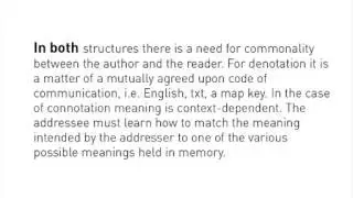Semiotics Lecture