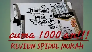 review spidol permanent murah!!!hanya seribuan...
