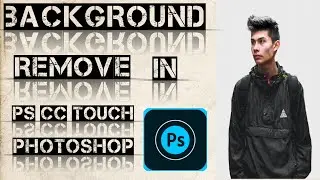 Remove background in ps cc touch| photoshop| remove background|#editzone