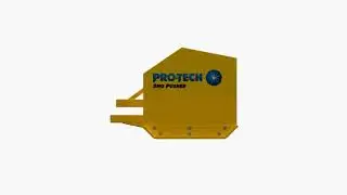 Rubber Edge Sno Pusher - Loader Model