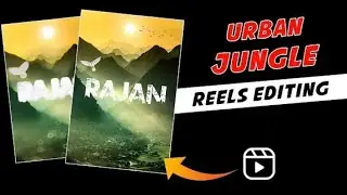 viral jungle name reels editing | how to edit name art editing | urbon jungle fonts edit in kannada