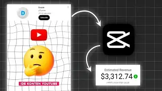 Edit Vidio Konten YouTube / Short Tanpa Wajah Seperti Duzzle Di Capcut| Ide Konten