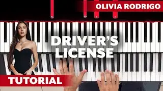 Como tocar Driver's License (Olivia Rodrigo) no teclado ou piano