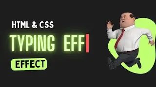 CSS Typewriter Effect Animation | HTML & CSS only