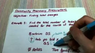 Community Pharmacy Prescriptions I: Basic QS Calculations