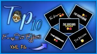 Emoji text presets alight motion | emoji text alight motion xml