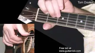 TOM DOOLEY: Easy Guitar Lesson + TAB by GuitarNick