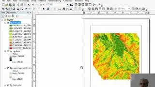 Make a slope map and a slopeshade in ArcMap