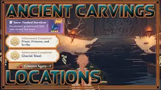 All Ancient Carving Locations | Snow Tombed Starsilver - Genshin Impact