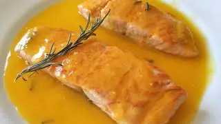 SALMON with ORANGE 🍊 | fish recipe ACI EASY and QUICK 🚀 |