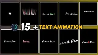 Instagram Trending text animations presets | alight motion preset download free 15+text Presets